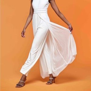 NWT- Laura jumpsuit with sheer skirt
